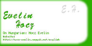 evelin hocz business card